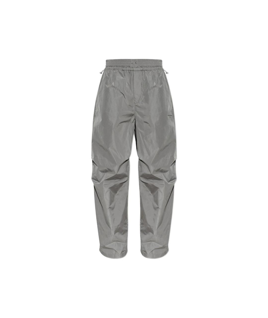 ALEXANDER WANG Серые полиэстеровые спортивные брюки и шорты, фото 1