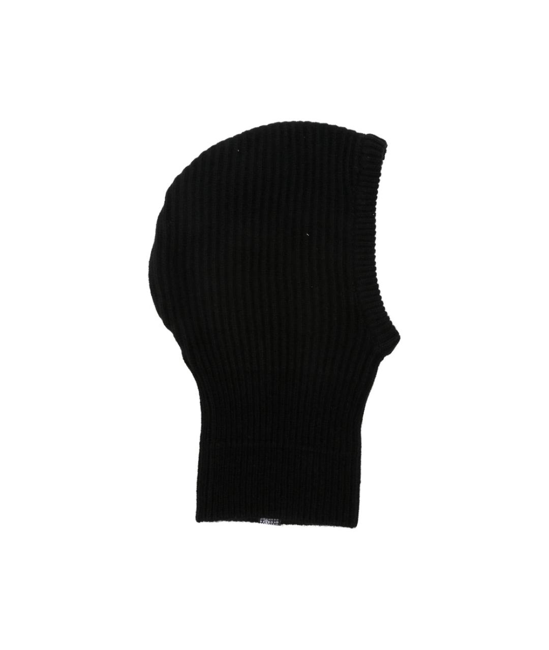 MM6 MAISON MARGIELA Черная шерстяная шапка, фото 2