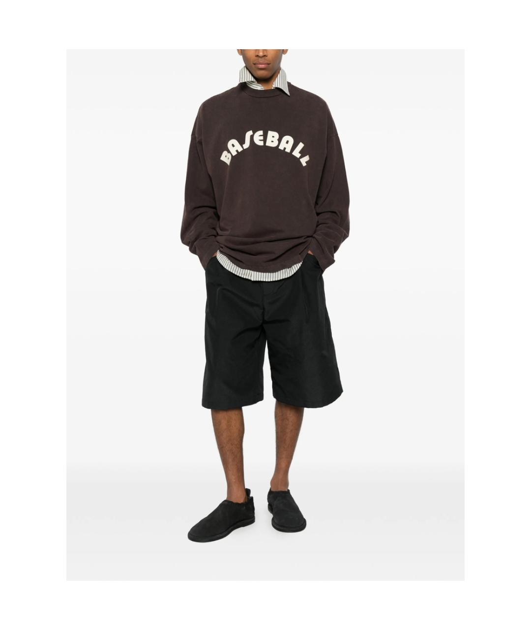 FEAR OF GOD Коричневая хлопковая футболка, фото 2