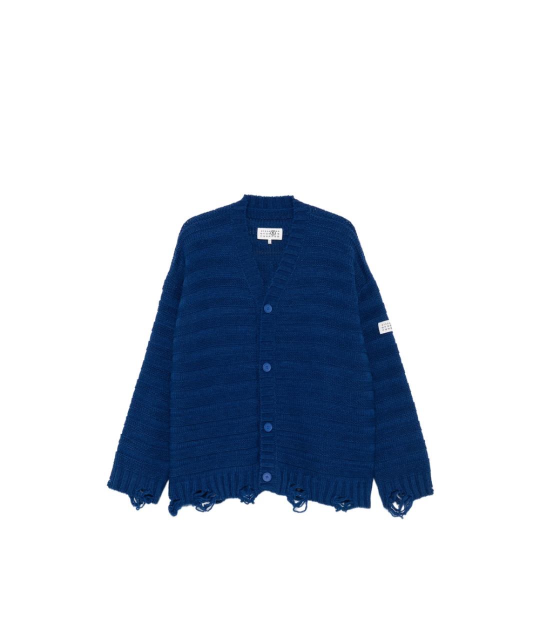MM6 MAISON MARGIELA Синий кардиган, фото 1