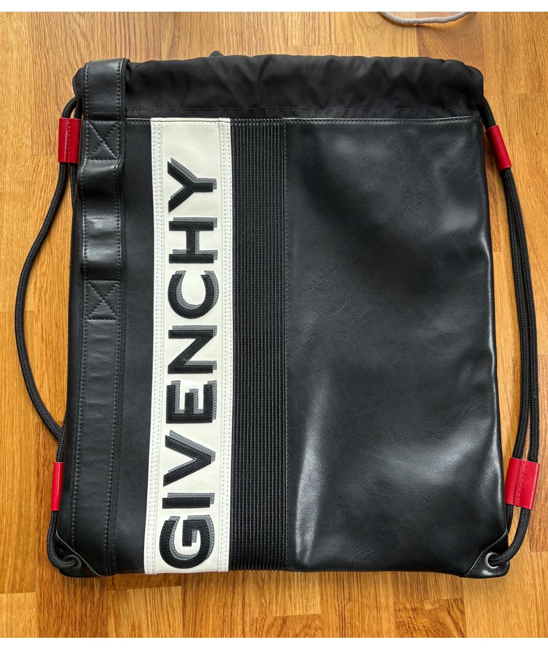 GIVENCHY Черный кожаный рюкзак, фото 6