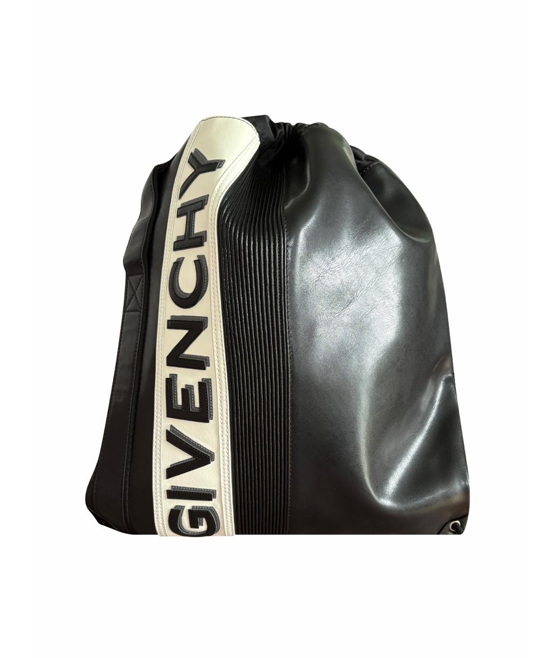 GIVENCHY Черный кожаный рюкзак, фото 1