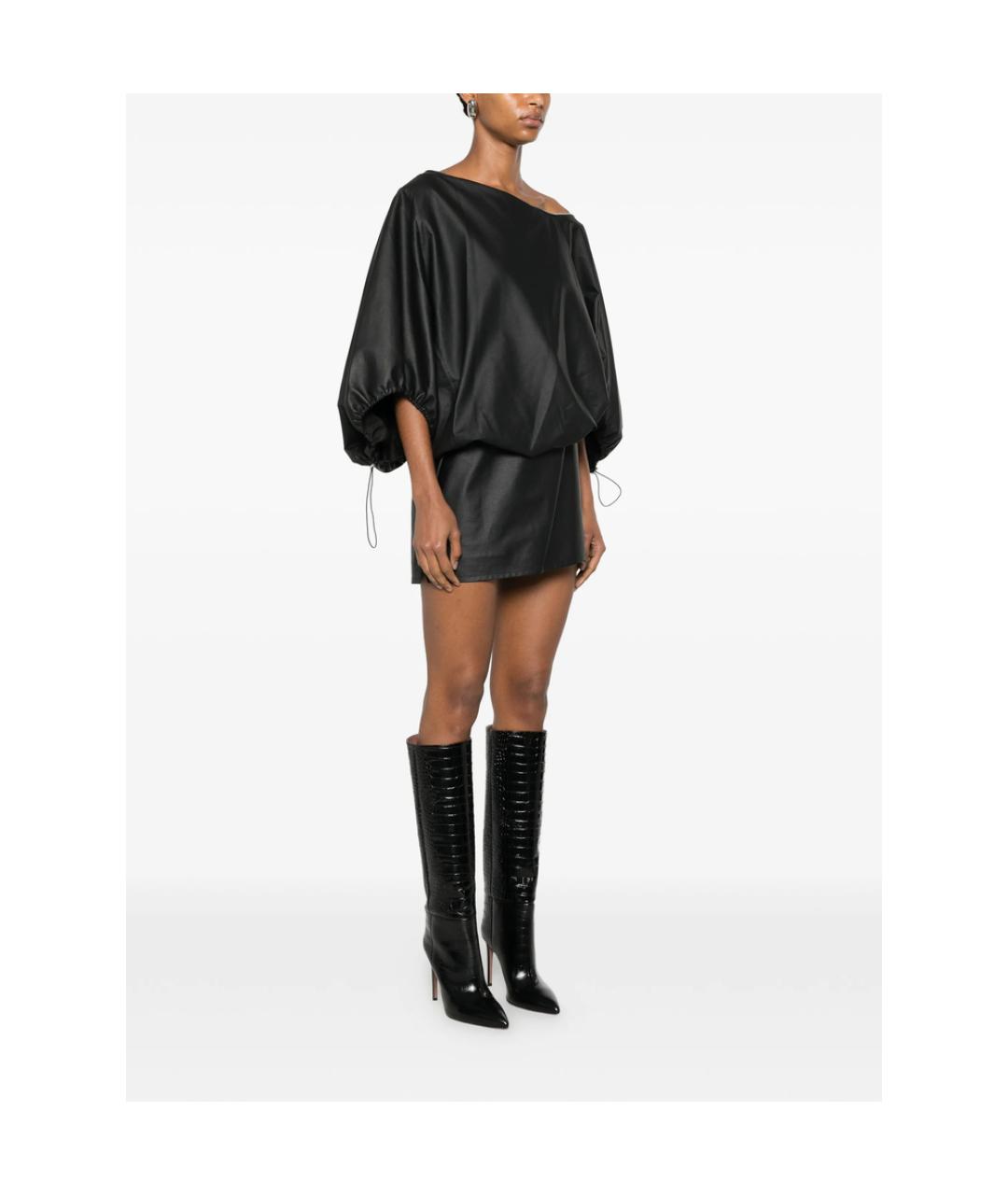 ALEXANDER WANG Черное полиэстеровое коктейльное платье, фото 2