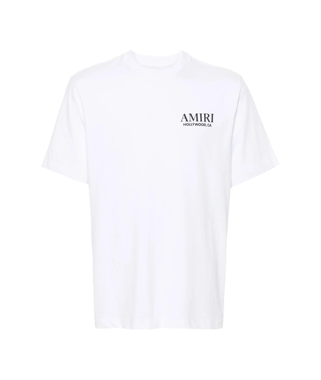 AMIRI Белая хлопковая футболка, фото 1