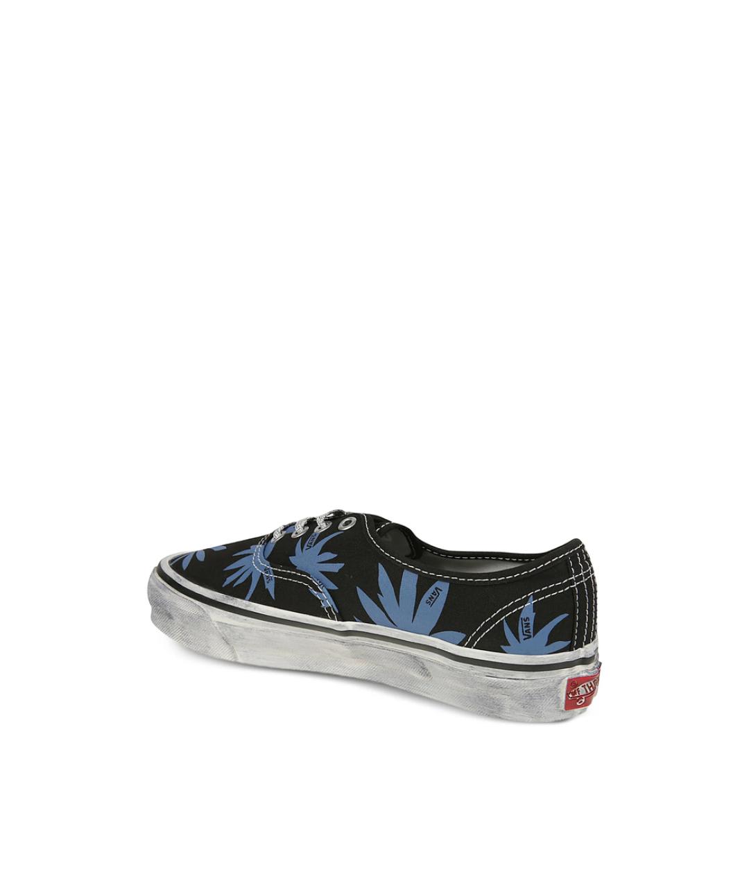 VANS Черные текстильные низкие кроссовки / кеды, фото 2