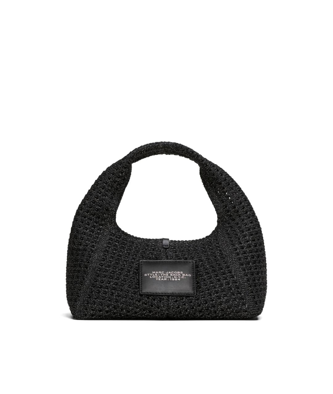 MARC JACOBS Черная плетеная сумка с короткими ручками, фото 6