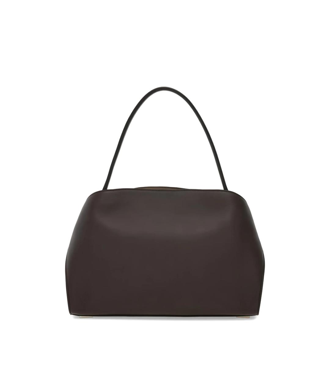FERRAGAMO Коричневая кожаная сумка через плечо, фото 3