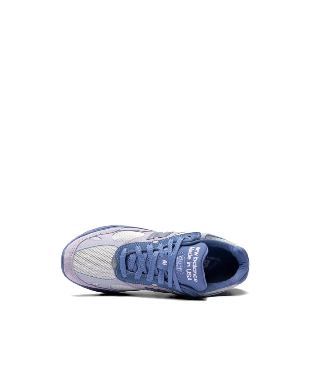 NEW BALANCE Фиолетовые замшевые низкие кроссовки / кеды, фото 2