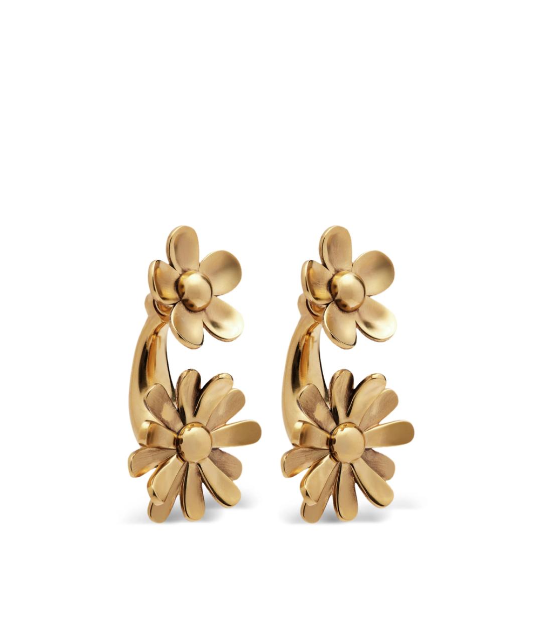 MARC JACOBS Золотые металлические серьги, фото 1