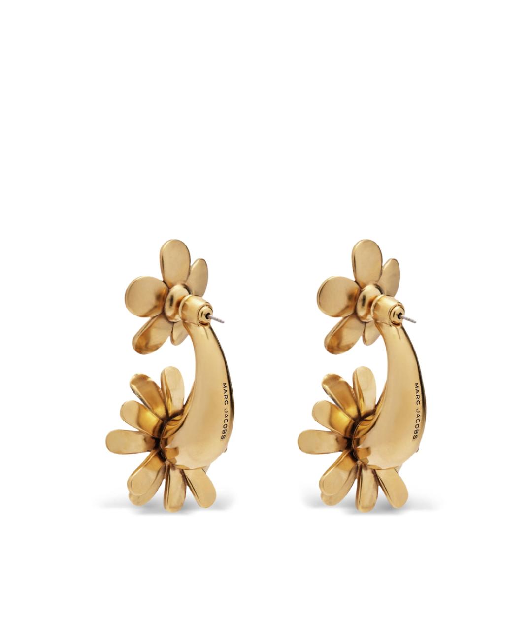 MARC JACOBS Золотые металлические серьги, фото 3