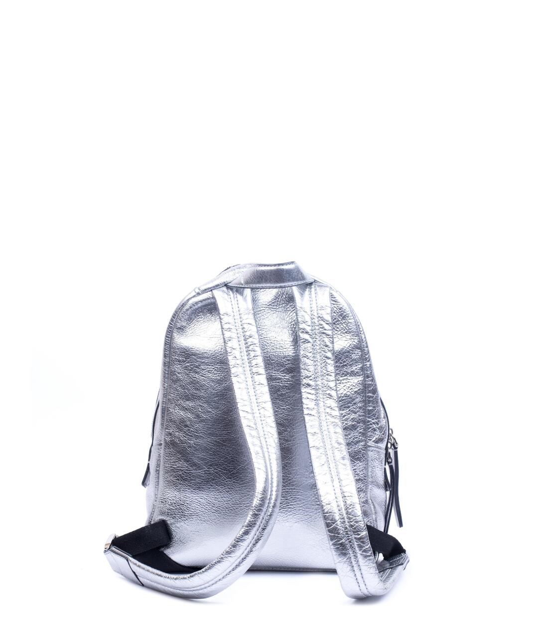 MARC JACOBS Серебрянный кожаный рюкзак, фото 3