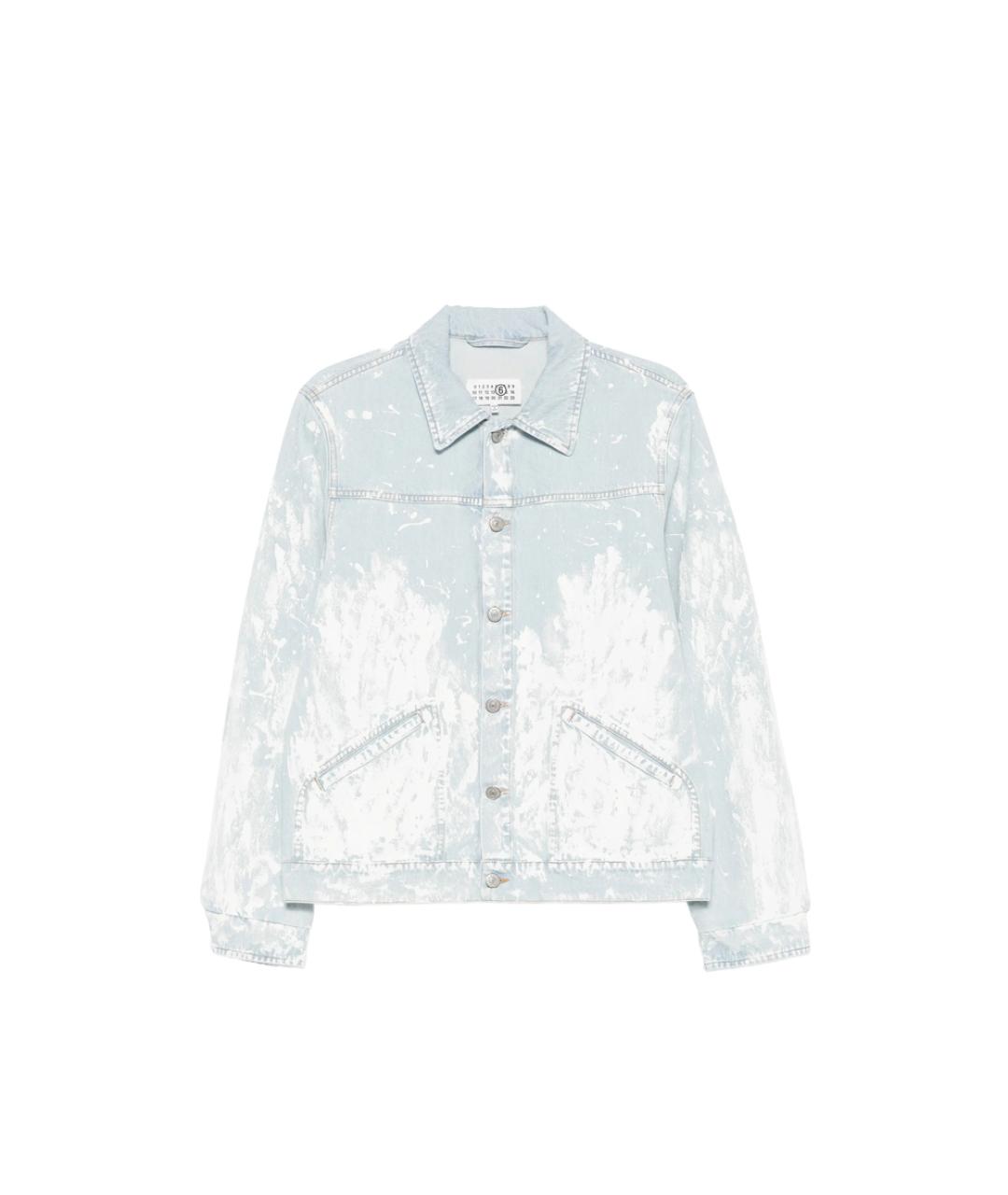 MM6 MAISON MARGIELA Синяя хлопковая куртка, фото 1