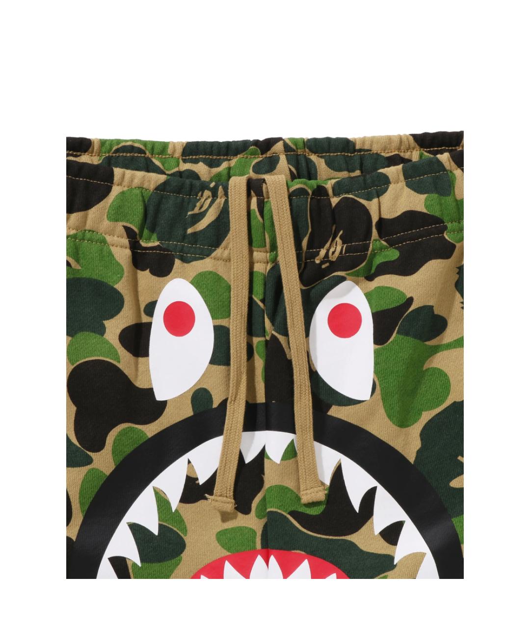 A BATHING APE Зеленые хлопковые шорты, фото 2