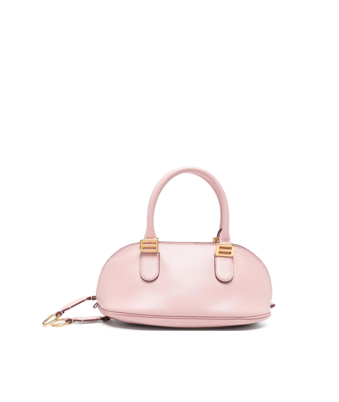 BALENCIAGA Розовая кожаная сумка тоут, фото 1