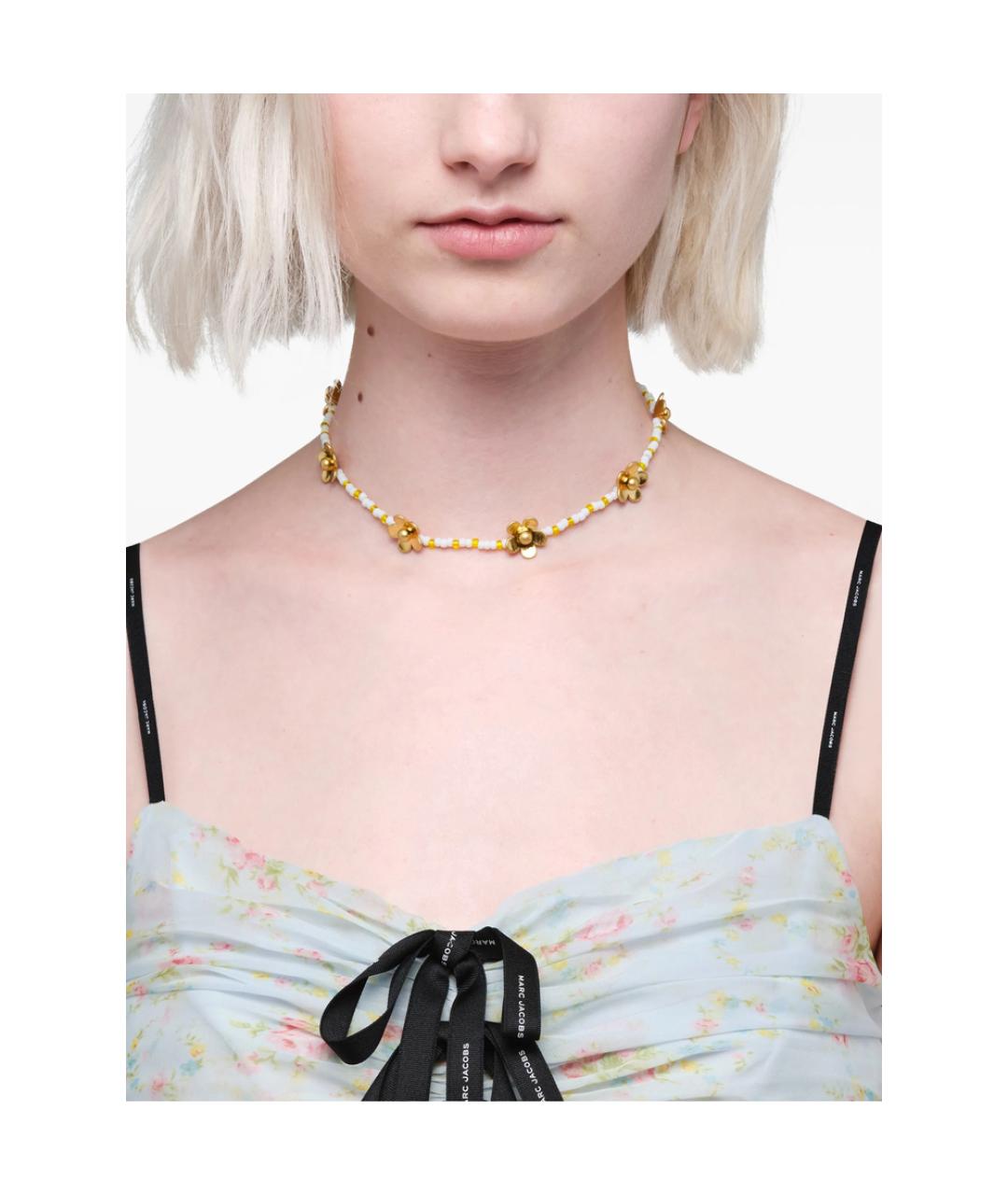 MARC JACOBS Золотое металлическое колье, фото 2