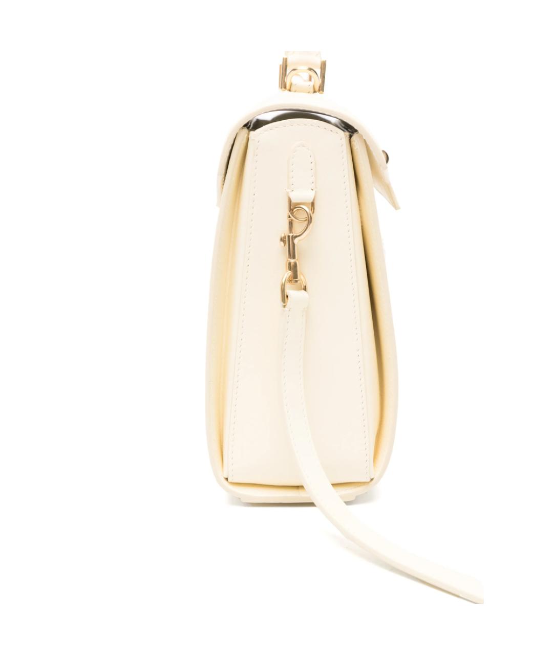ANYA HINDMARCH Бежевая кожаная сумка тоут, фото 5