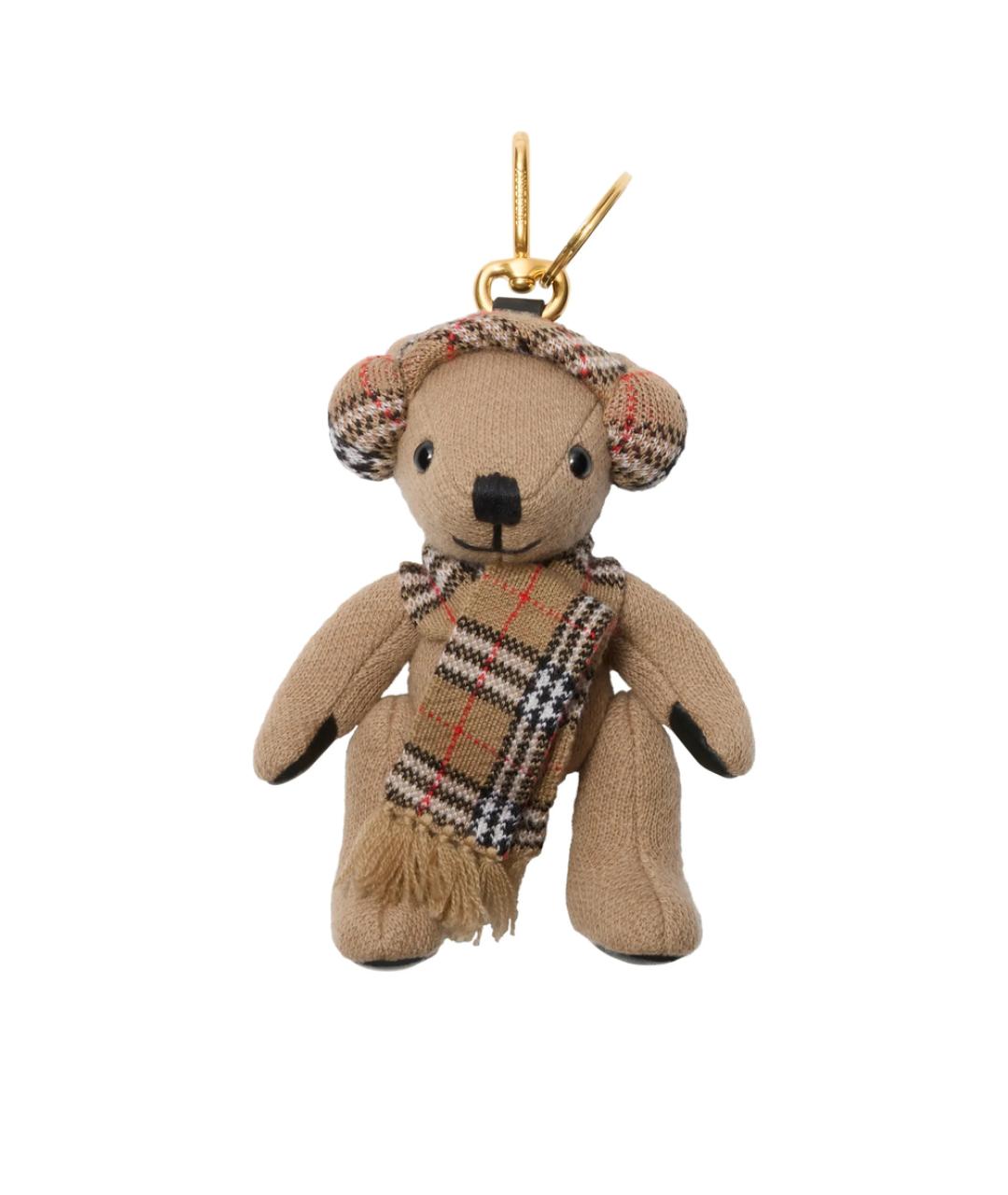BURBERRY Красный брелок, фото 1