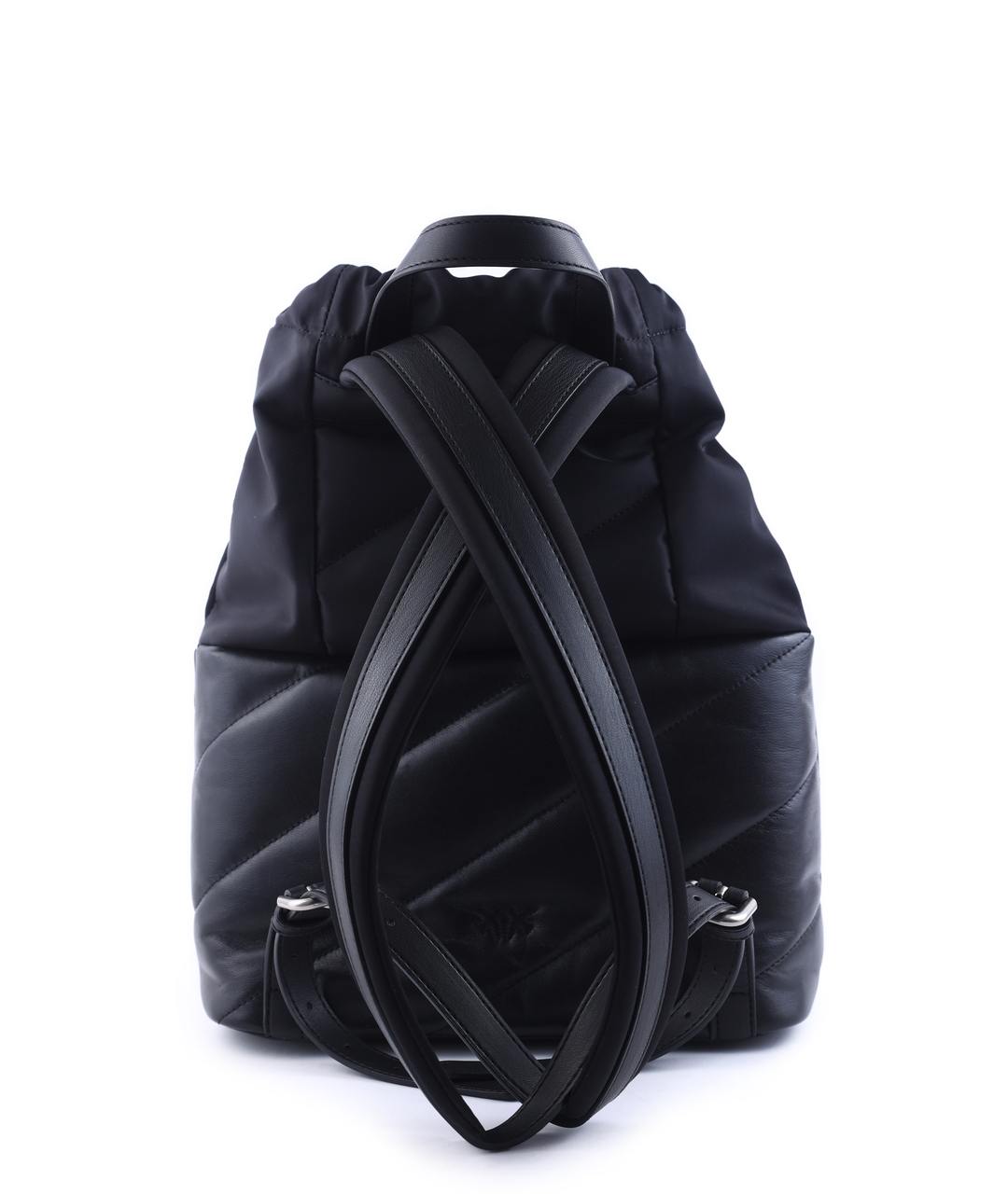 PINKO Черный кожаный рюкзак, фото 4