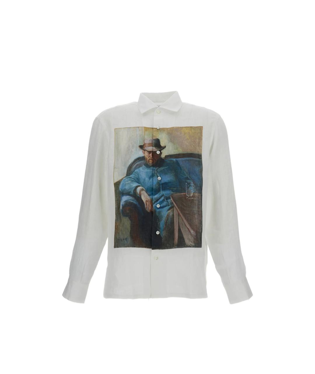 JUNYA WATANABE Белая льняная классическая рубашка, фото 1