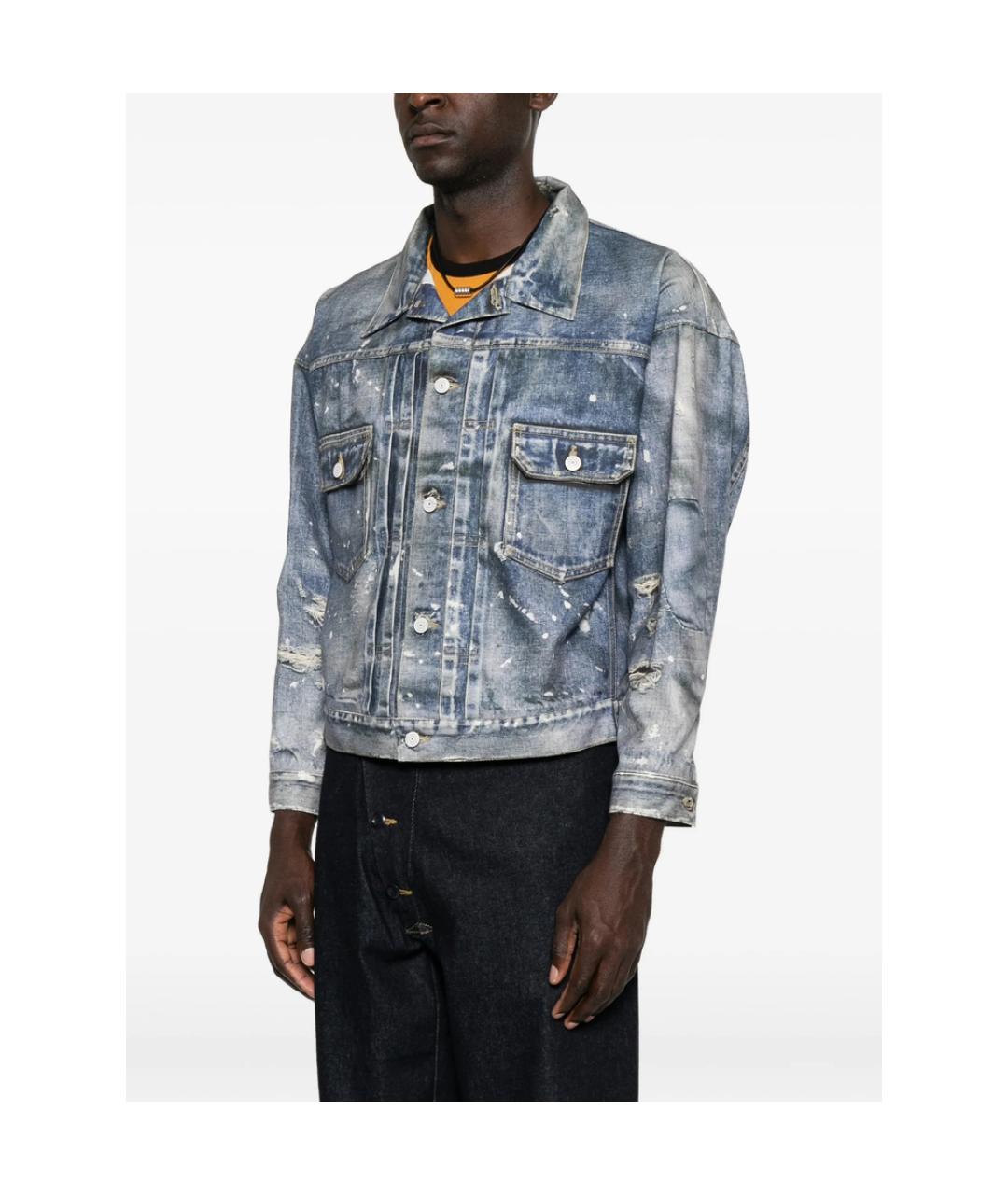 JUNYA WATANABE Синяя хлопковая куртка, фото 3