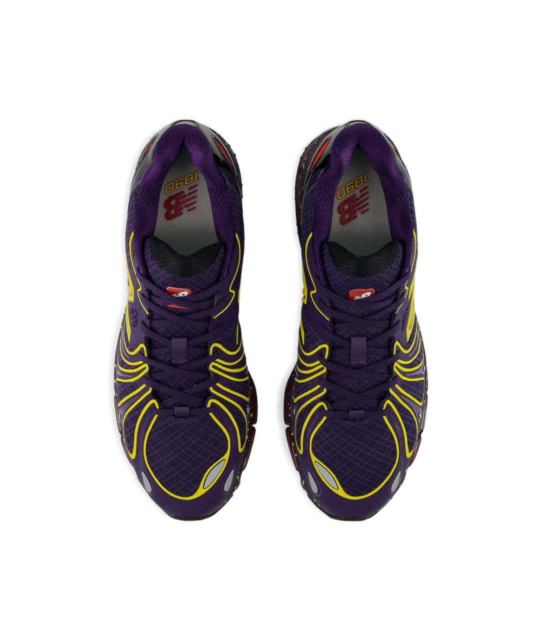 NEW BALANCE Фиолетовые текстильные низкие кроссовки / кеды, фото 2