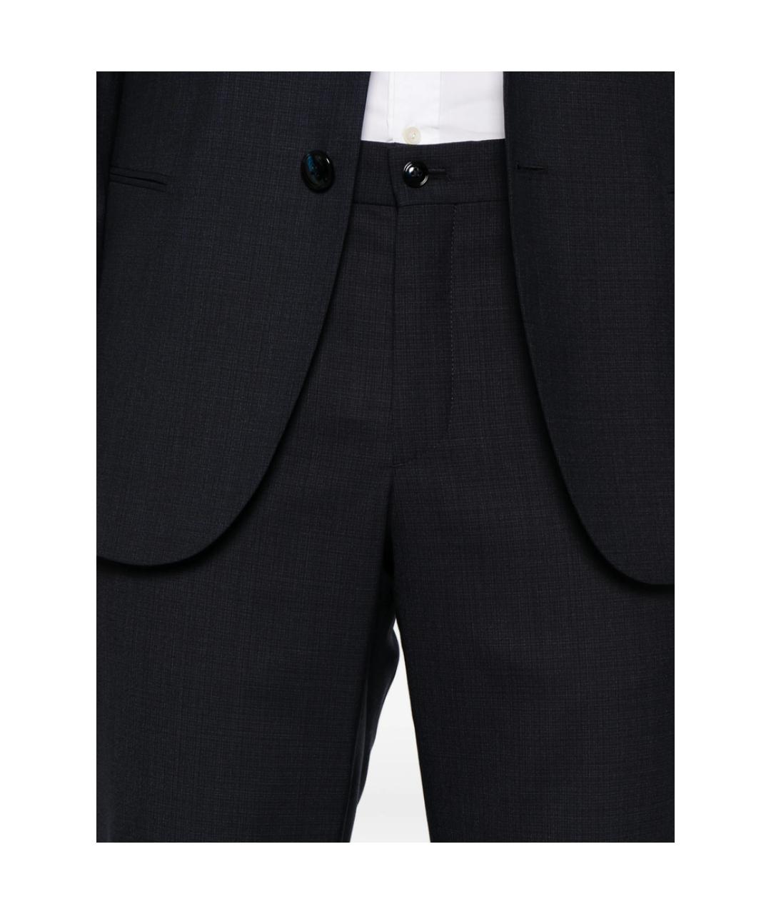 GIORGIO ARMANI Синий классический костюм, фото 4