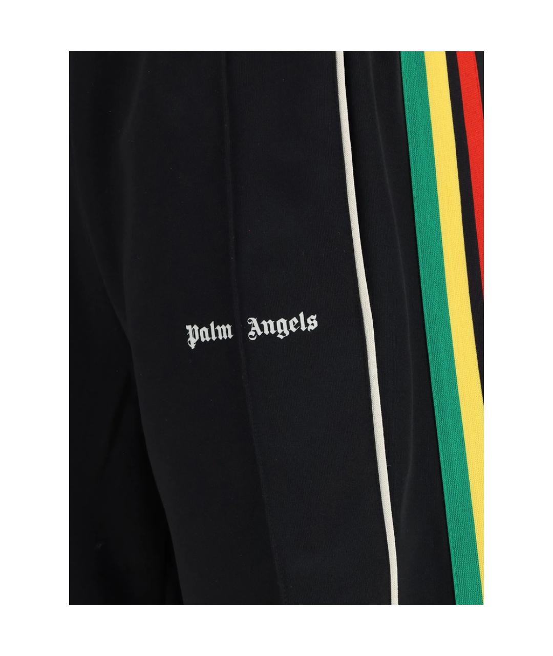 PALM ANGELS Черные полиэстеровые шорты, фото 2