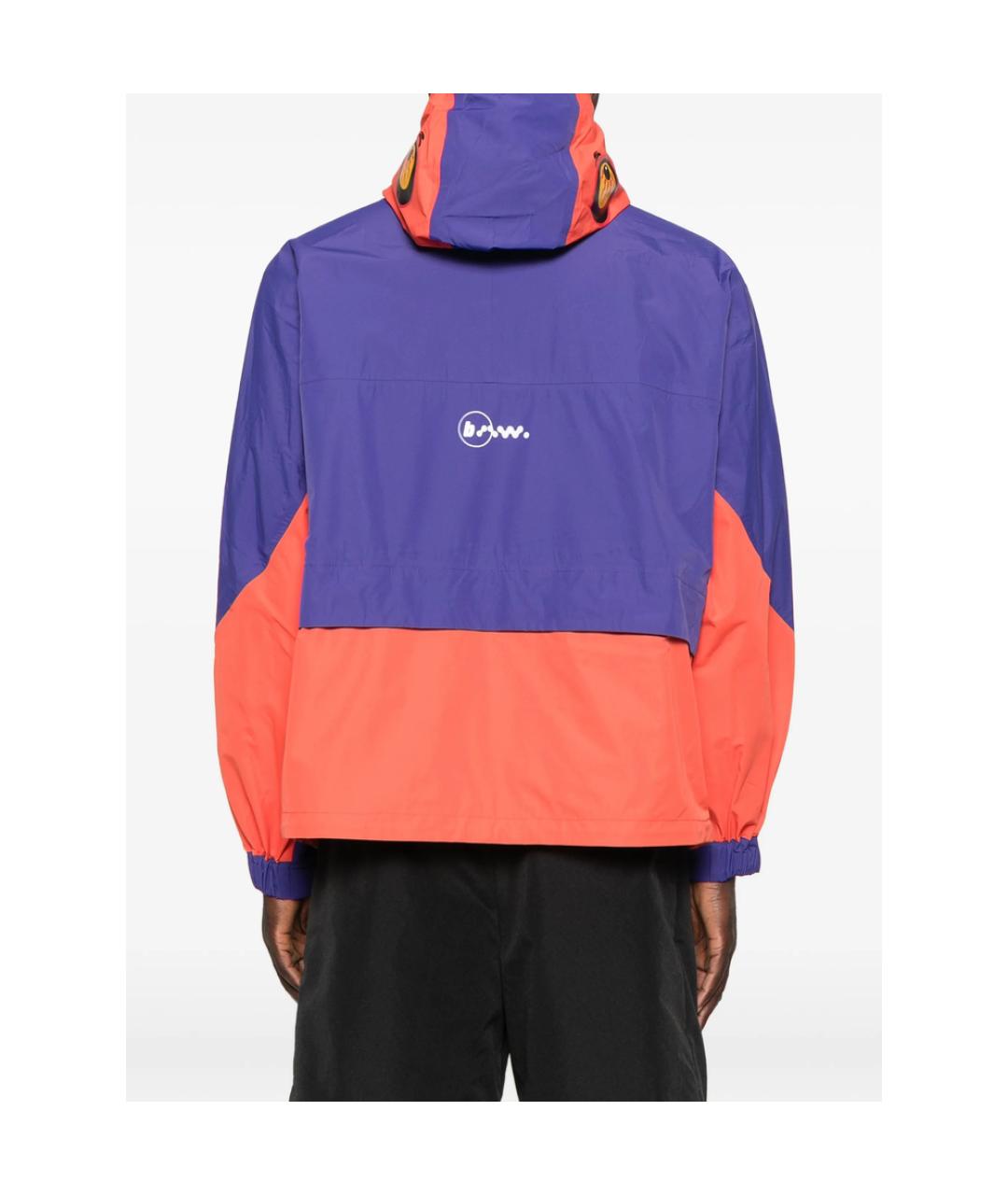 A BATHING APE Синяя полиэстеровая спортивная куртка, фото 3