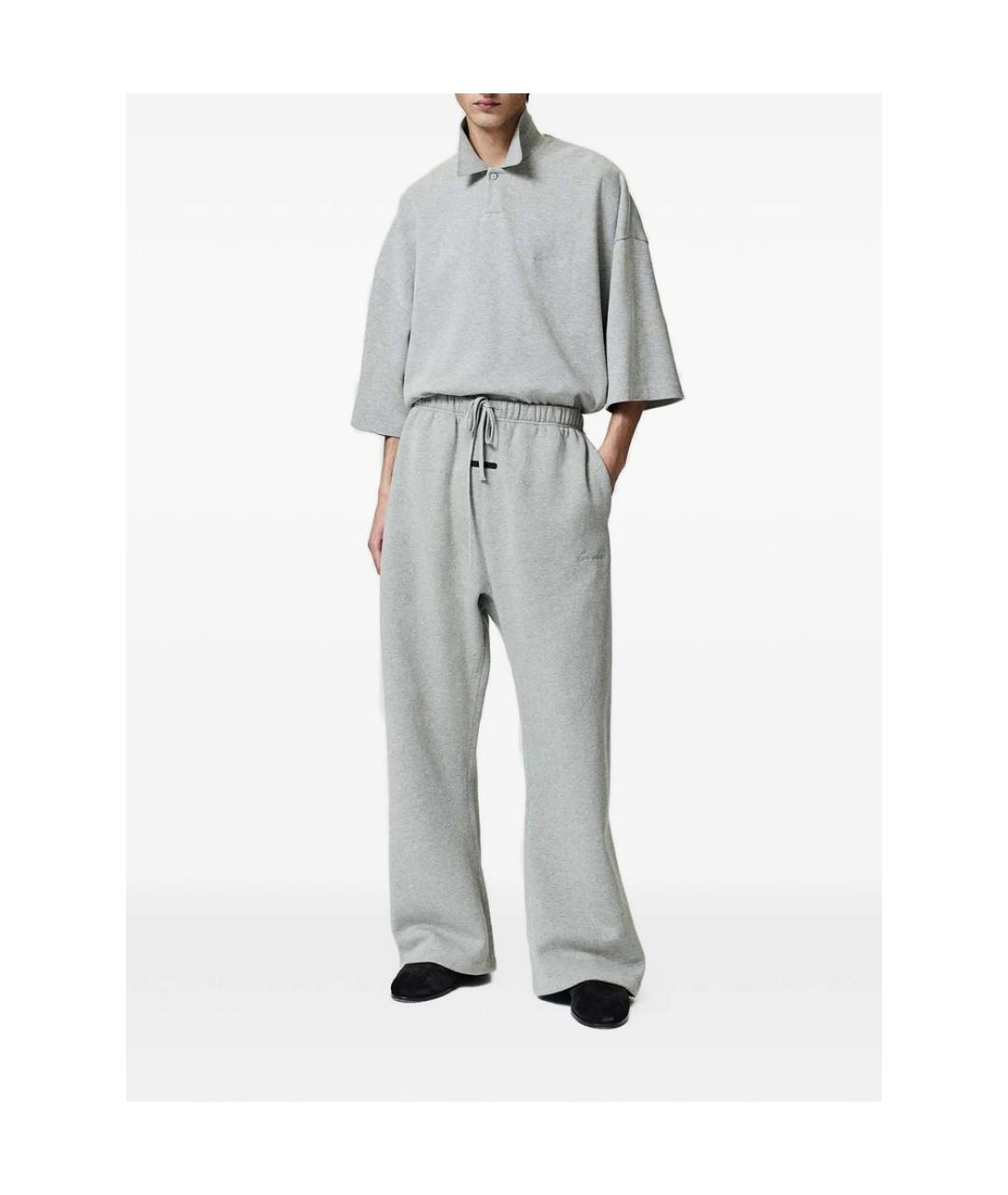 FEAR OF GOD ESSENTIALS Серые полиэстеровые повседневные брюки, фото 5
