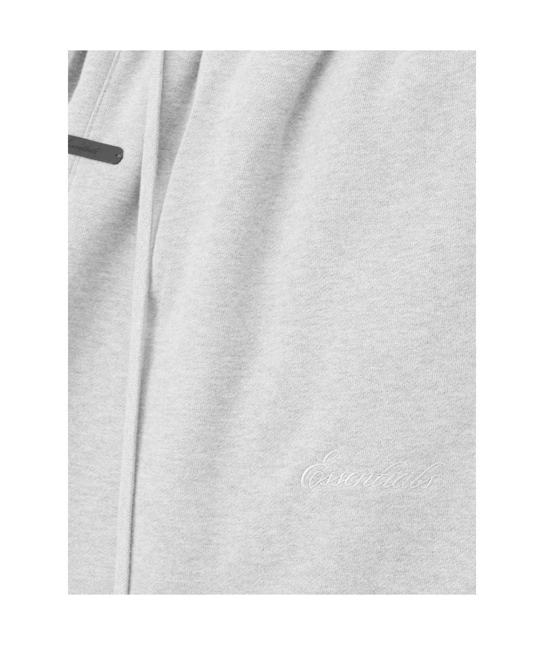 FEAR OF GOD ESSENTIALS Серые полиэстеровые повседневные брюки, фото 3