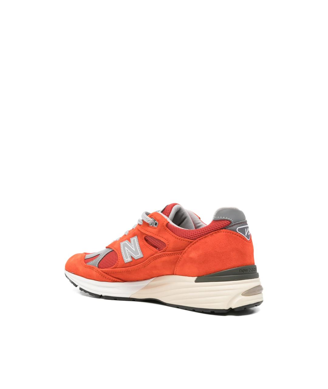 NEW BALANCE Оранжевые замшевые низкие кроссовки / кеды, фото 4