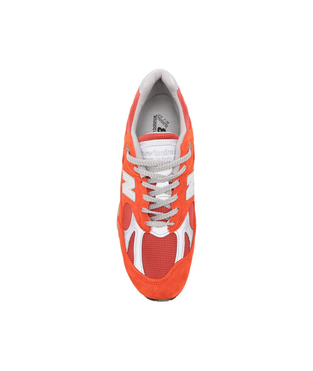 NEW BALANCE Оранжевые замшевые низкие кроссовки / кеды, фото 2