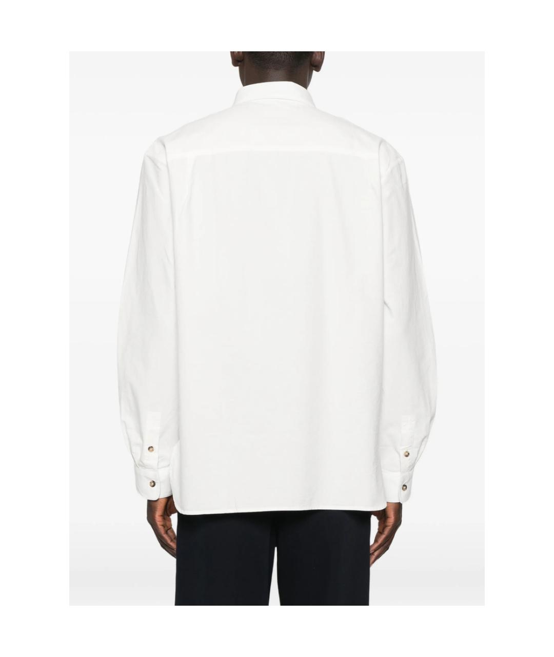 A.P.C. Белая хлопковая классическая рубашка, фото 3
