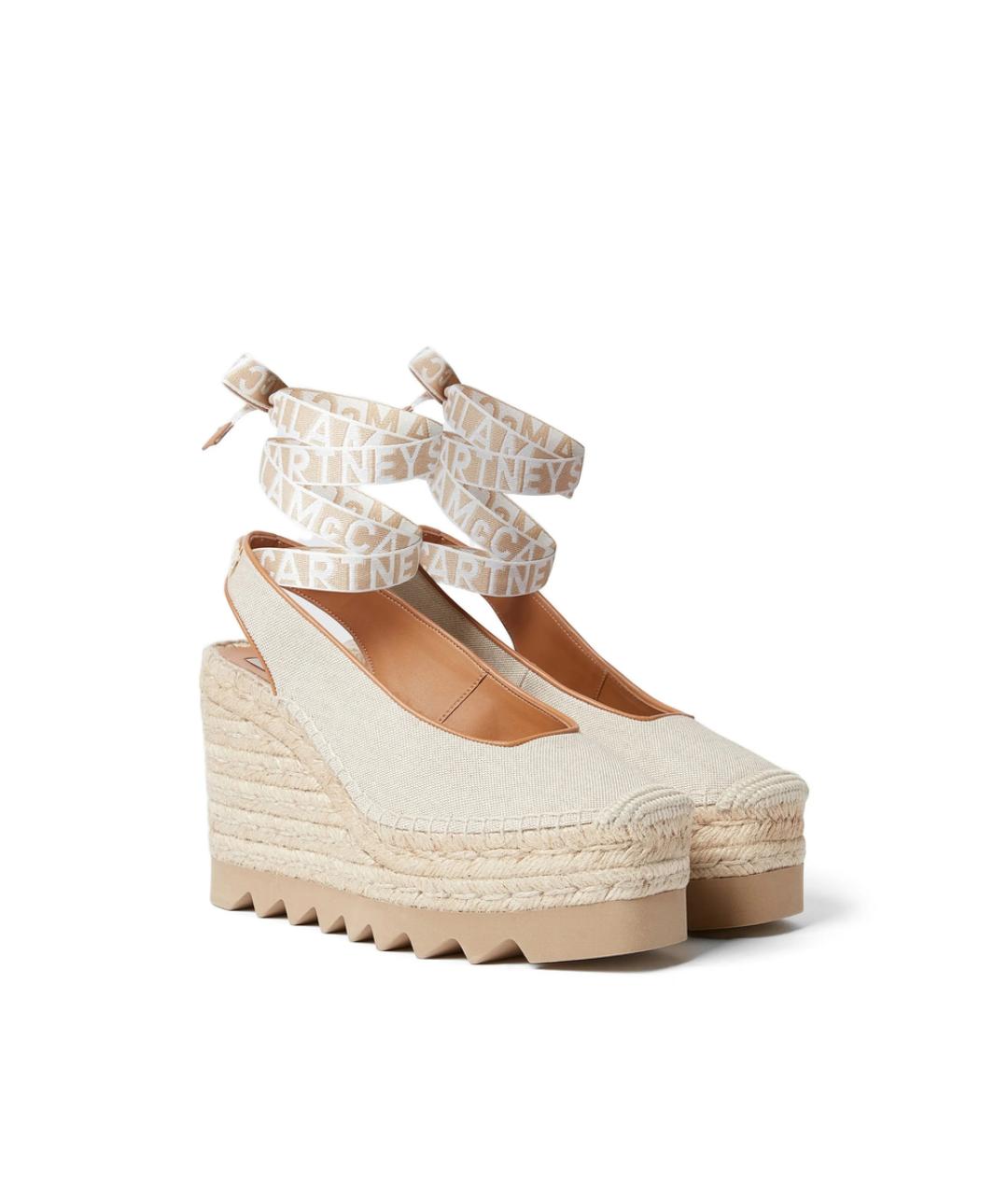 STELLA MCCARTNEY Бежевые туфли, фото 2