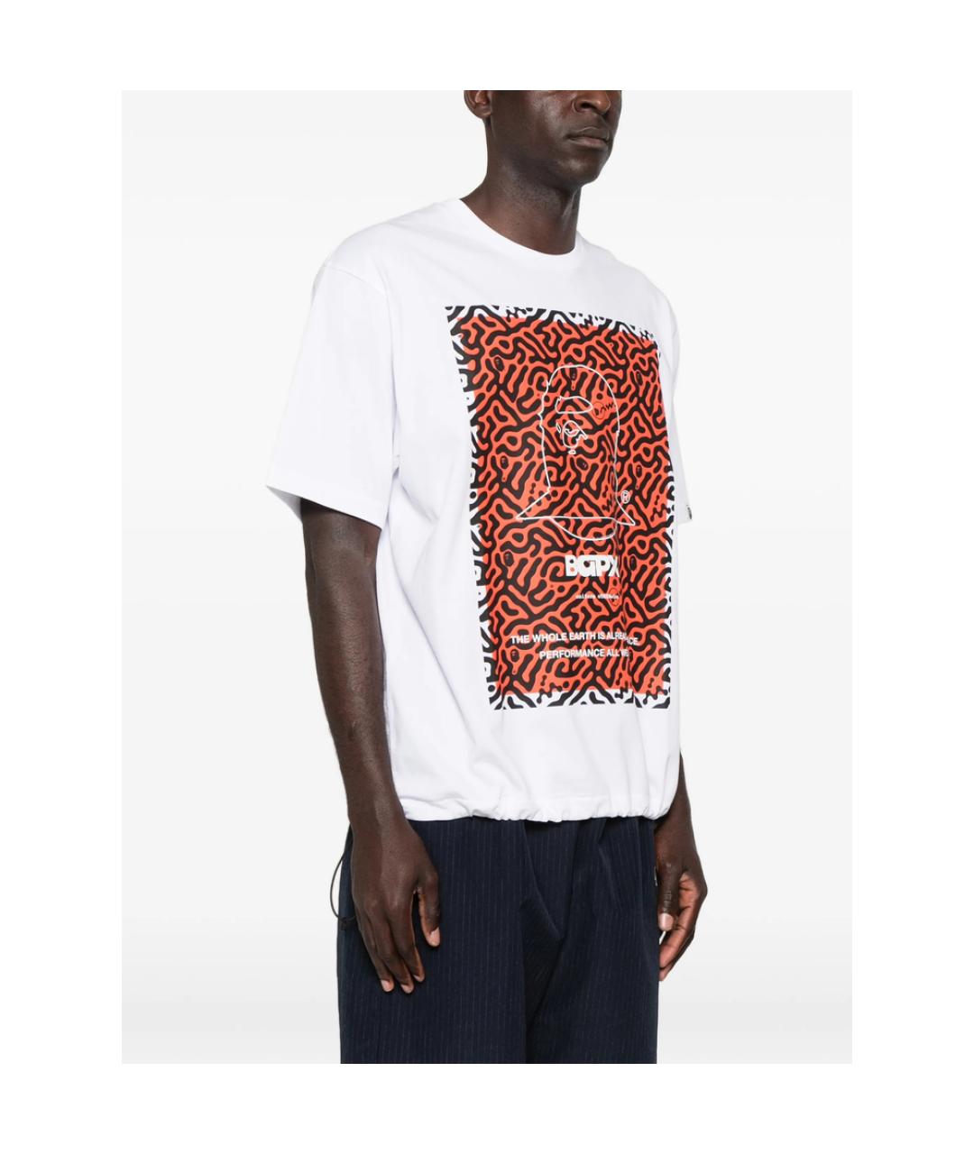 A BATHING APE Мульти хлопковая футболка, фото 2