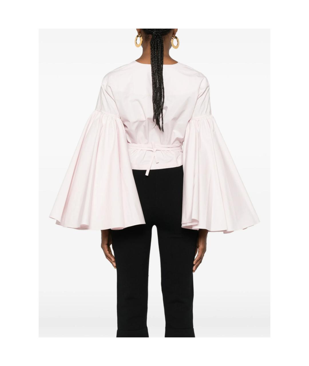 JACQUEMUS Розовая хлопковая блузы, фото 4