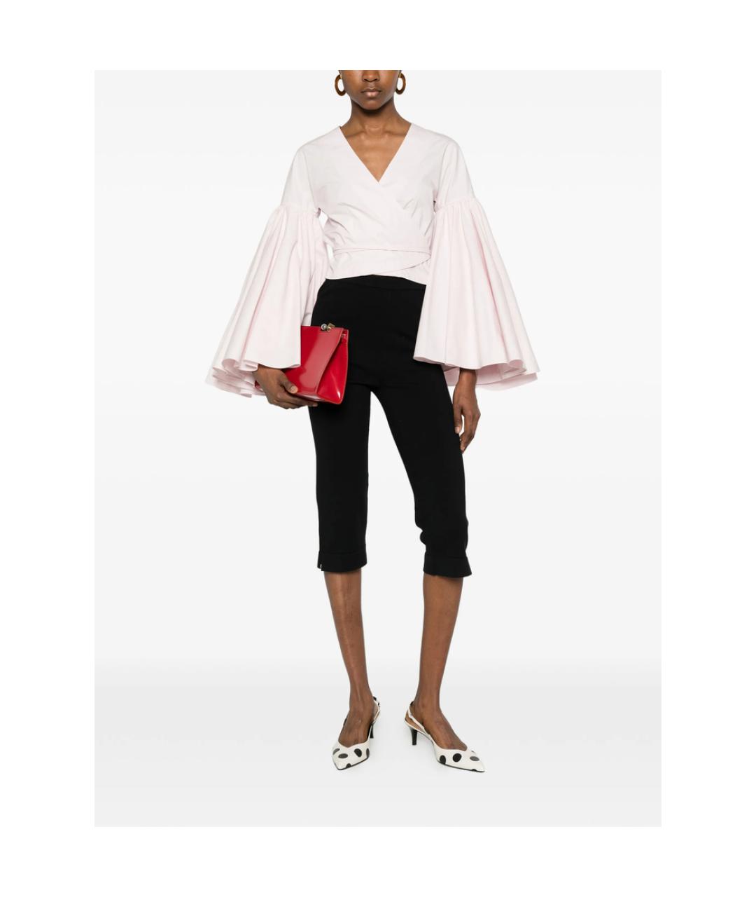 JACQUEMUS Розовая хлопковая блузы, фото 5