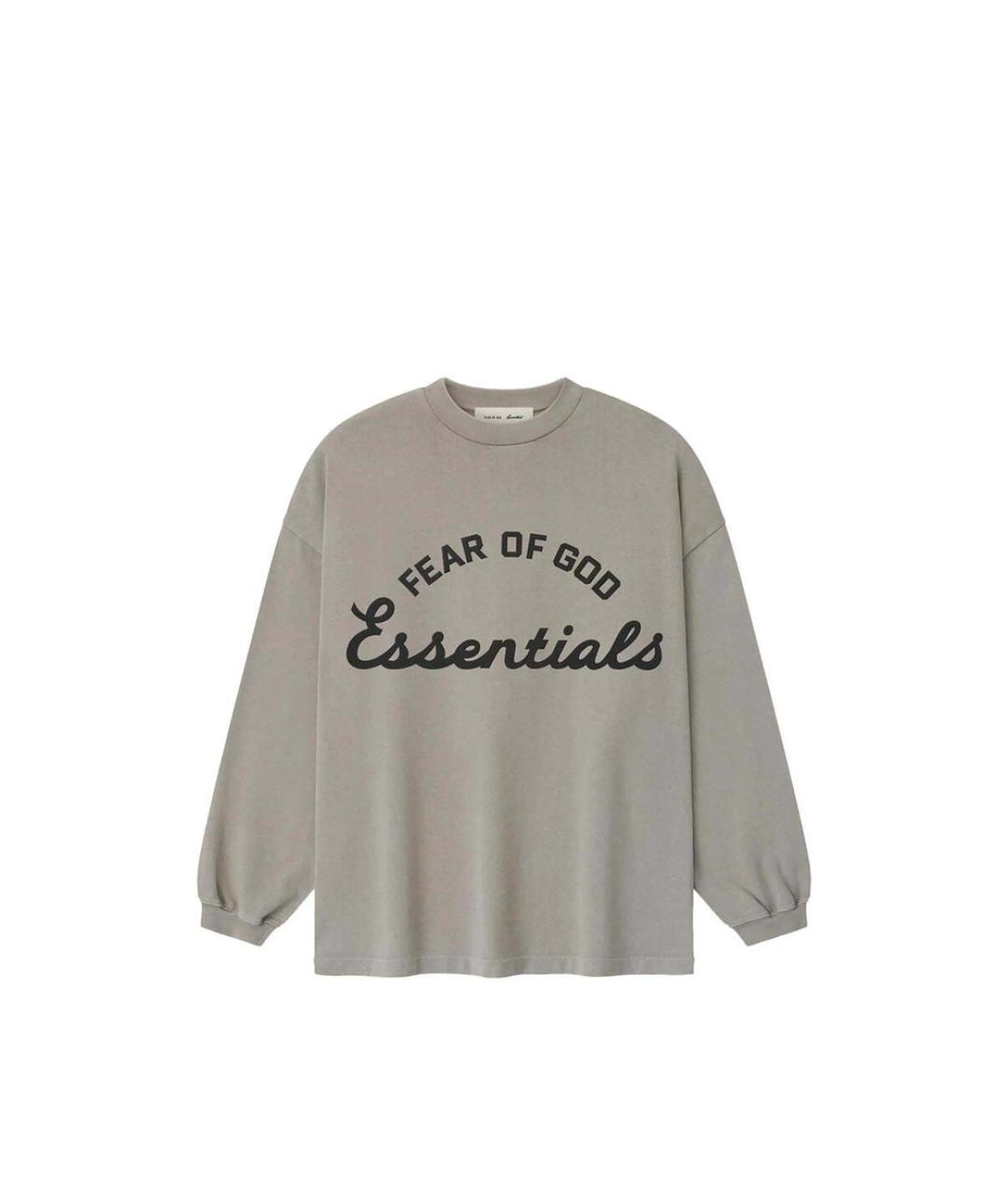 FEAR OF GOD ESSENTIALS Бежевая хлопковая футболка, фото 1