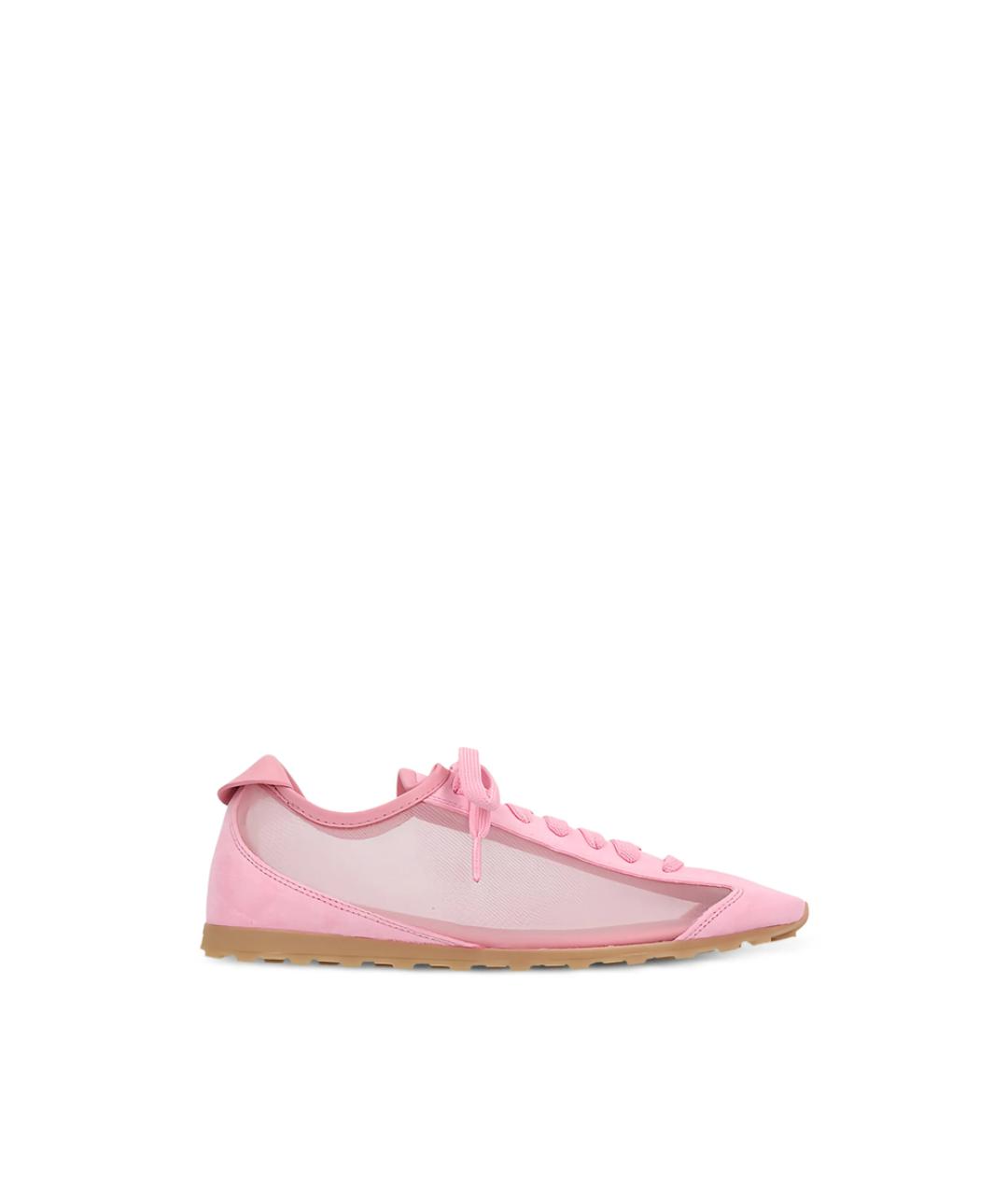 JACQUEMUS Розовые синтетические кроссовки, фото 1