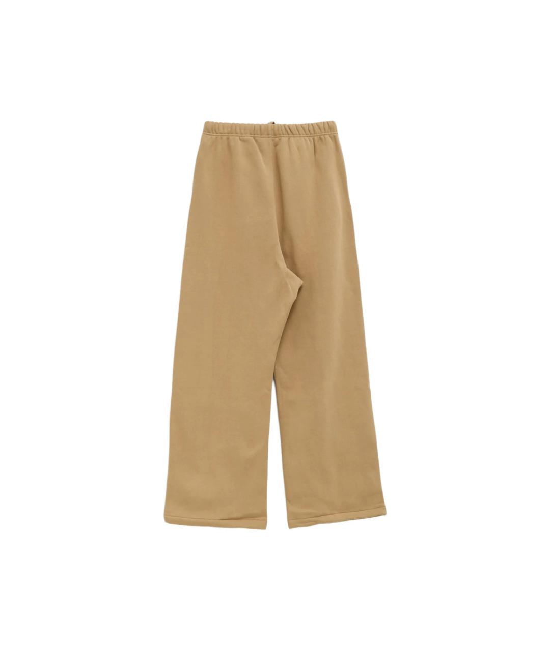 FEAR OF GOD ESSENTIALS Бежевые хлопковые повседневные брюки, фото 3