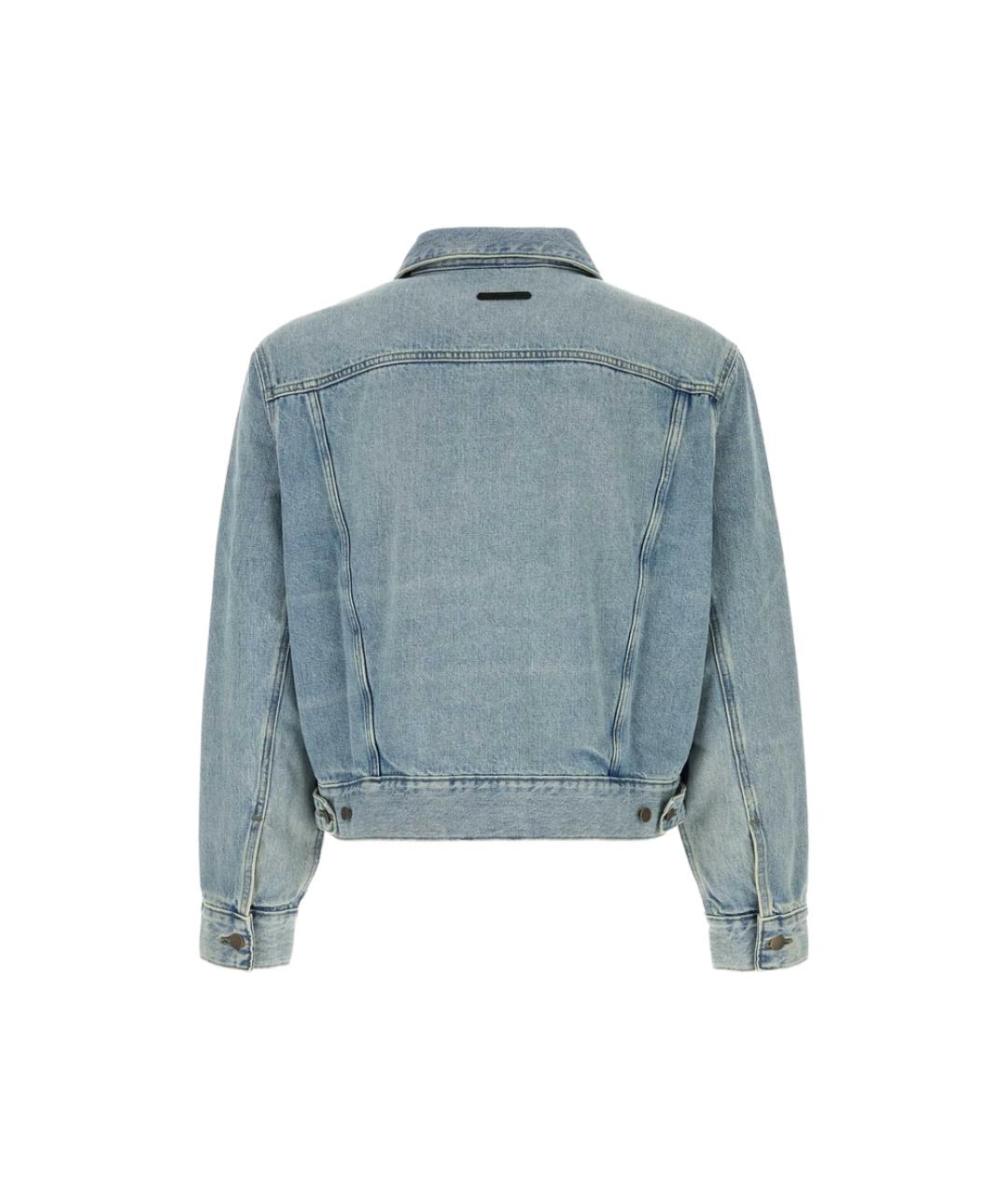 FEAR OF GOD ESSENTIALS Голубая хлопковая куртка, фото 2