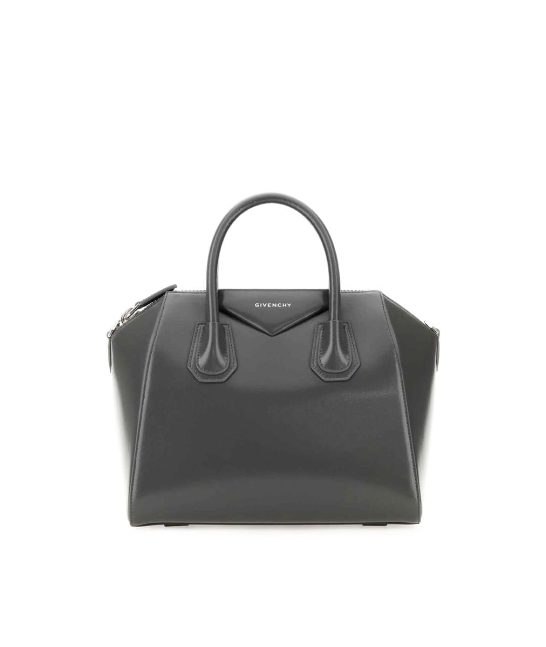 GIVENCHY Серая кожаная сумка тоут, фото 2