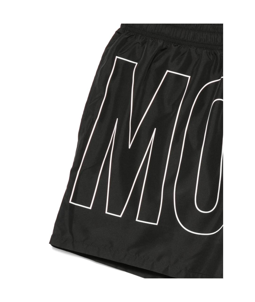 MOSCHINO Черные полиэстеровые шорты, фото 2