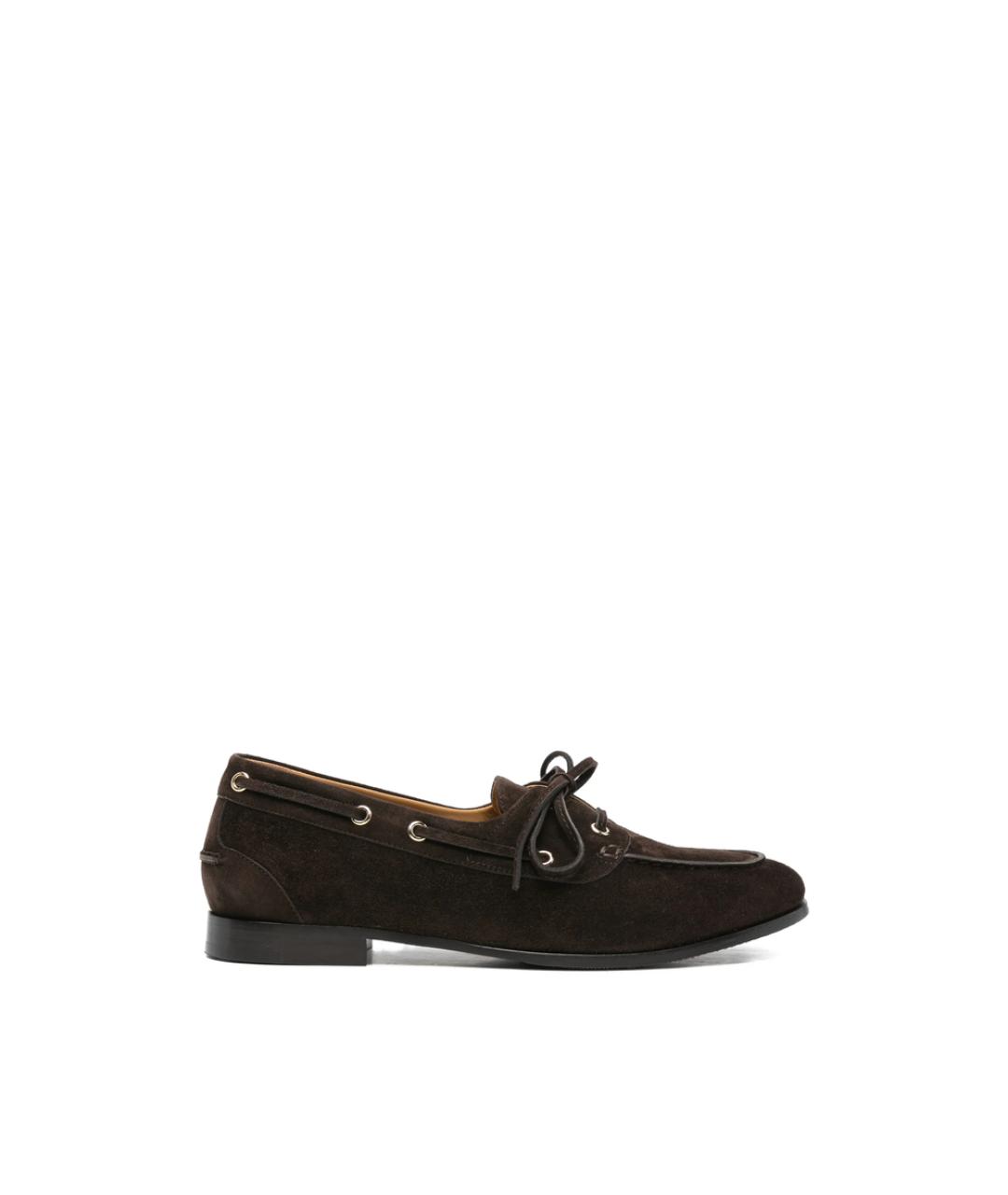 BALLY Коричневые замшевые лоферы, фото 5