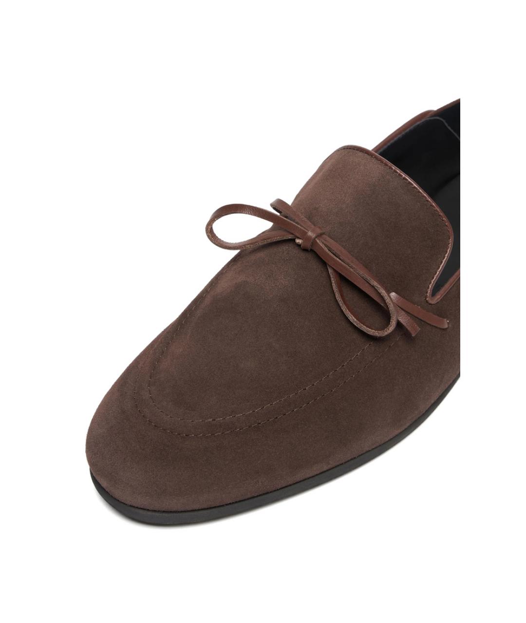 BALLY Коричневые кожаные лоферы, фото 6