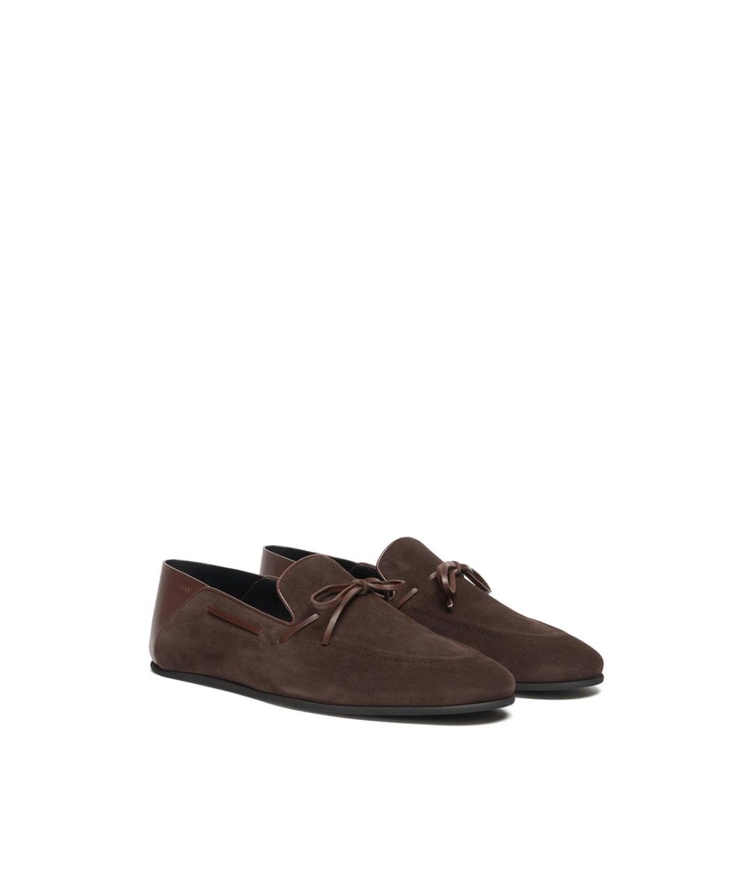 BALLY Коричневые кожаные лоферы, фото 3