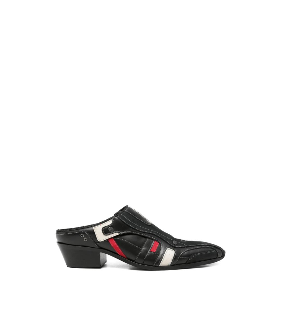 MARTINE ROSE Черные синтетические низкие кроссовки / кеды, фото 1