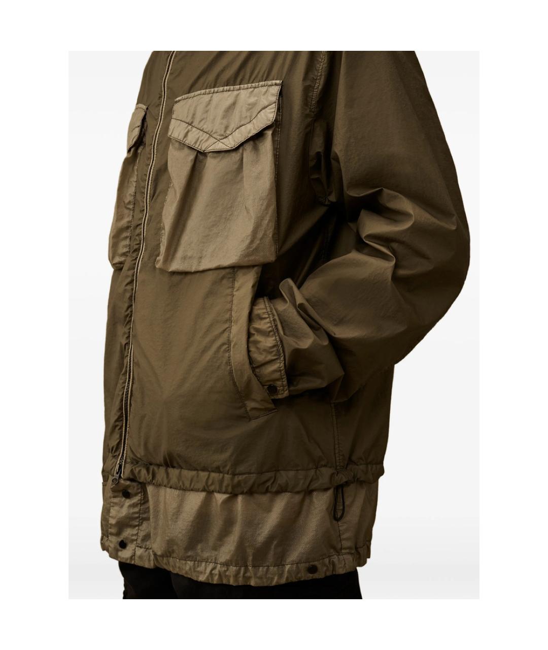 CP COMPANY Зеленая полиамидовая куртка, фото 2