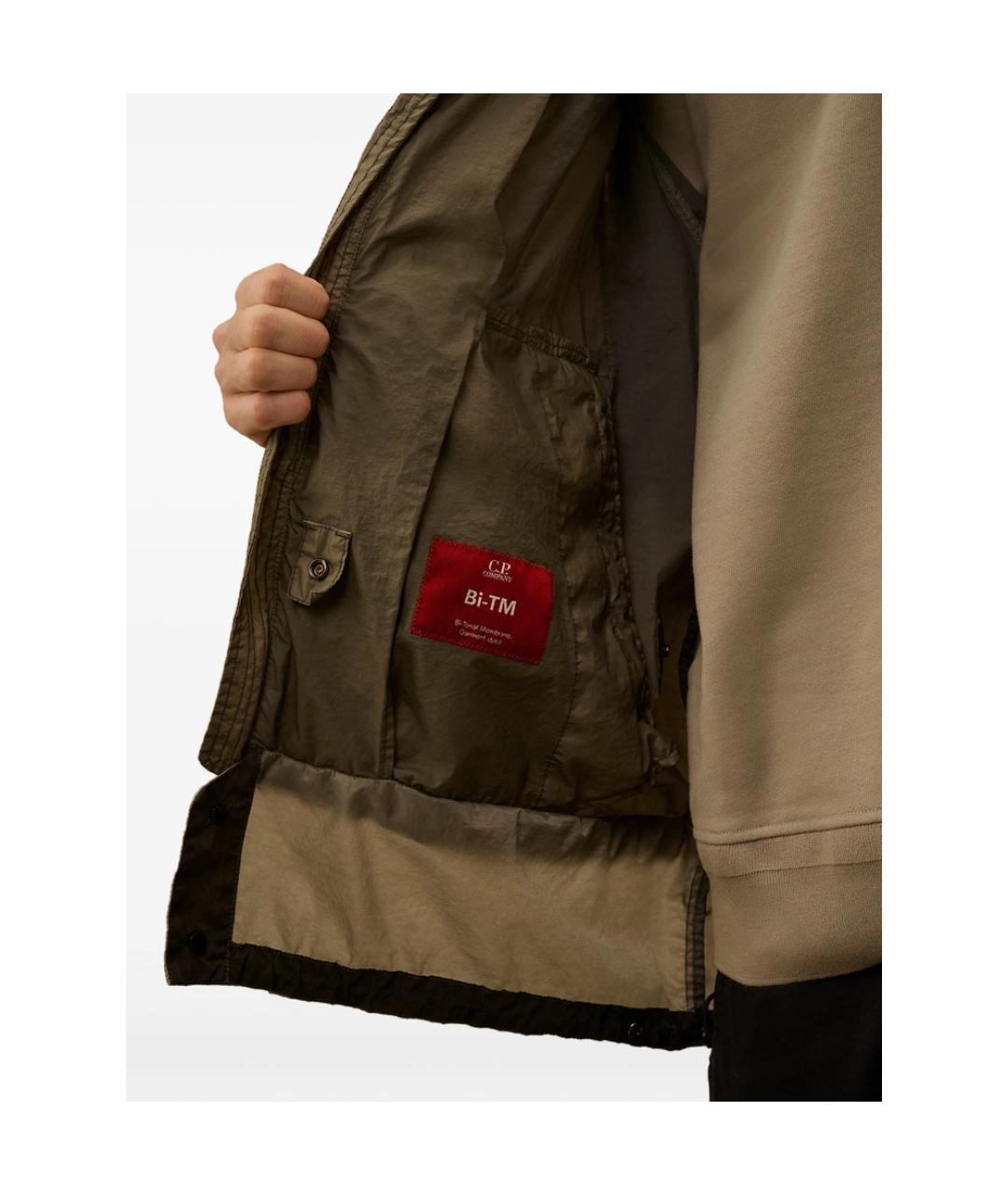 CP COMPANY Зеленая полиамидовая куртка, фото 3