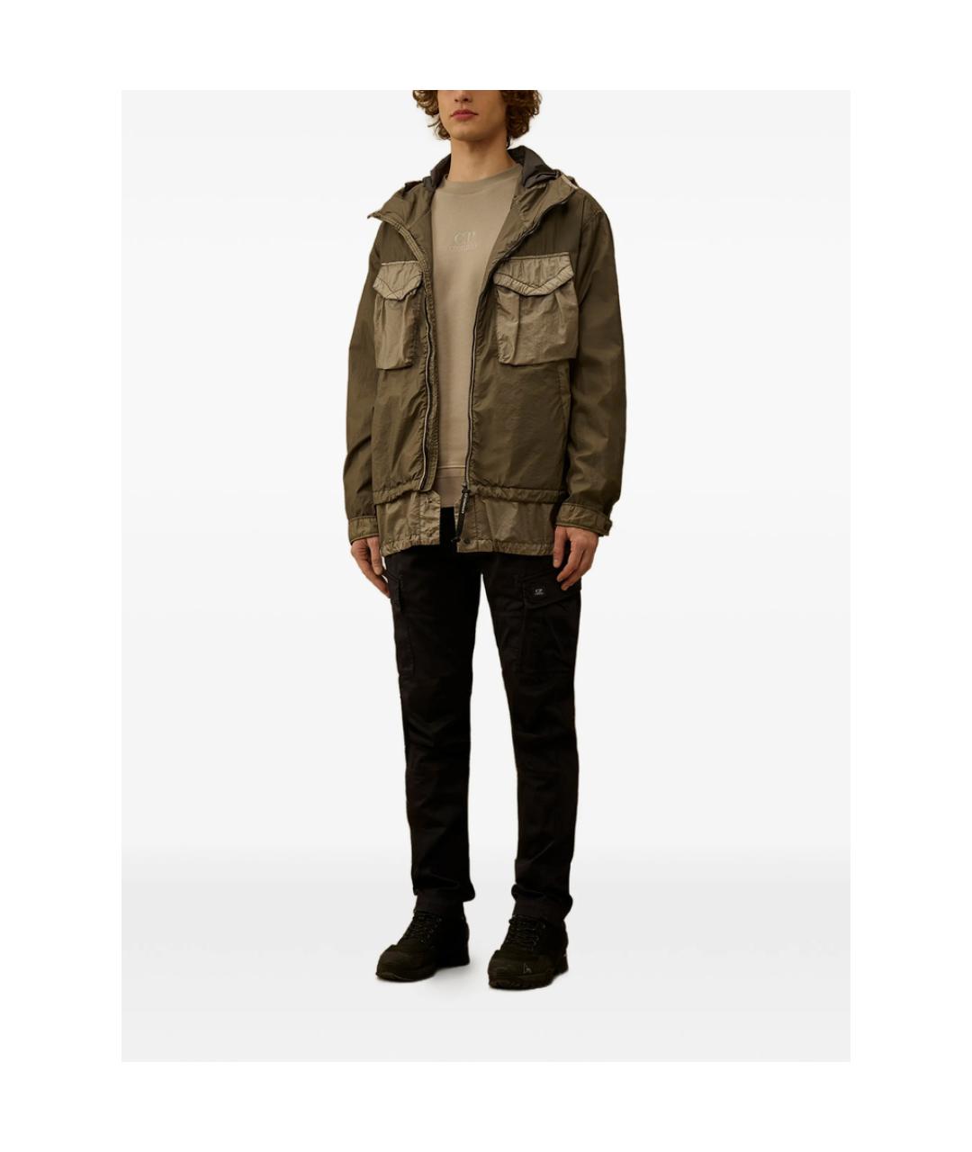 CP COMPANY Зеленая полиамидовая куртка, фото 6